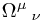 \Omega^\mu\,_\nu